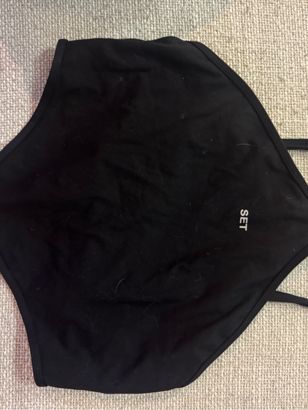 SET Active Black Sports Bra